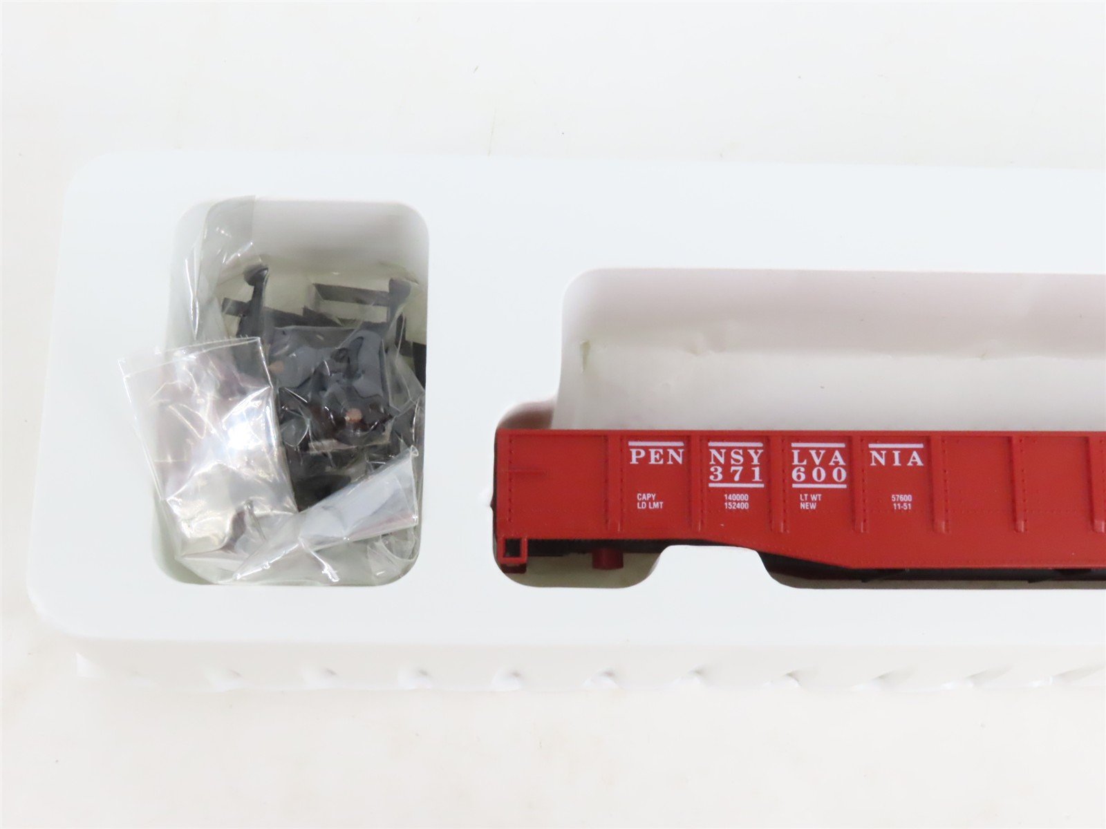 LOT of 4 HO Scale Con-Cor Kits ACL/PRR Old Time Box Car & Open Gondolas