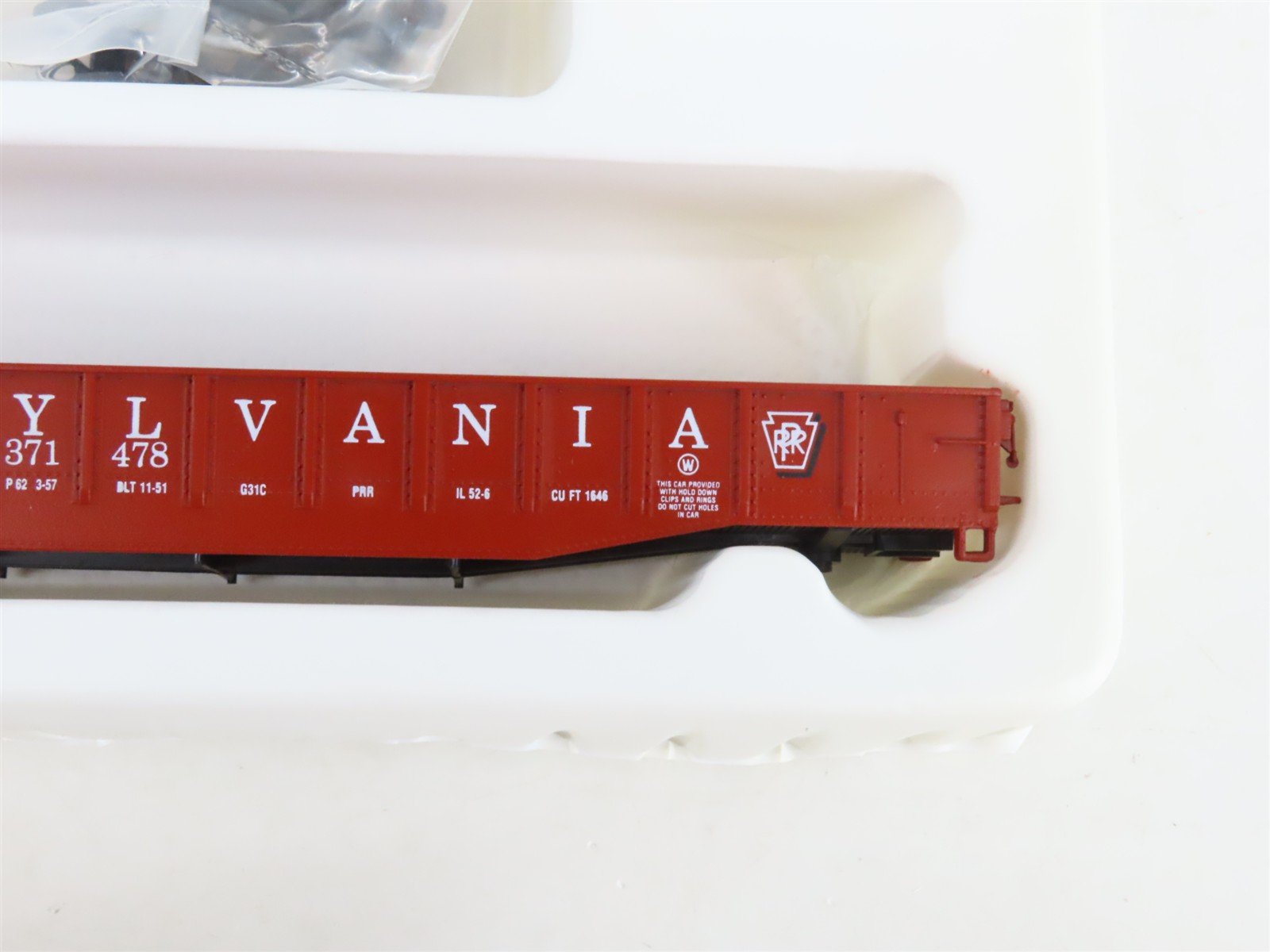 LOT of 3 HO Scale Con-Cor Third Rail Graphics Kits TRG#158 PRR 54' Mill Gondolas