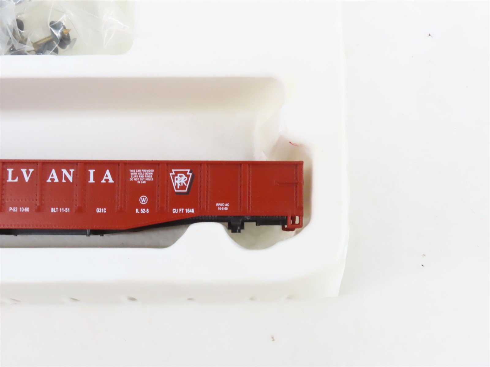 LOT of 3 HO Scale Con-Cor Third Rail Graphics Kits TRG#158 PRR 54' Mill Gondolas
