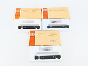LOT of 3 HO Scale Con-Cor Third Rail Graphics Kits P&WV 54' Mill Gondolas
