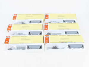 LOT of 6 HO Scale Con-Cor Kits PRR Pennsylvania Railroad 40' Airslide Hoppers