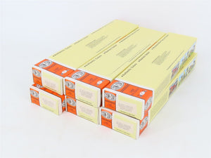 LOT of 6 HO Scale Con-Cor Kits PRR Pennsylvania Railroad 40' Airslide Hoppers