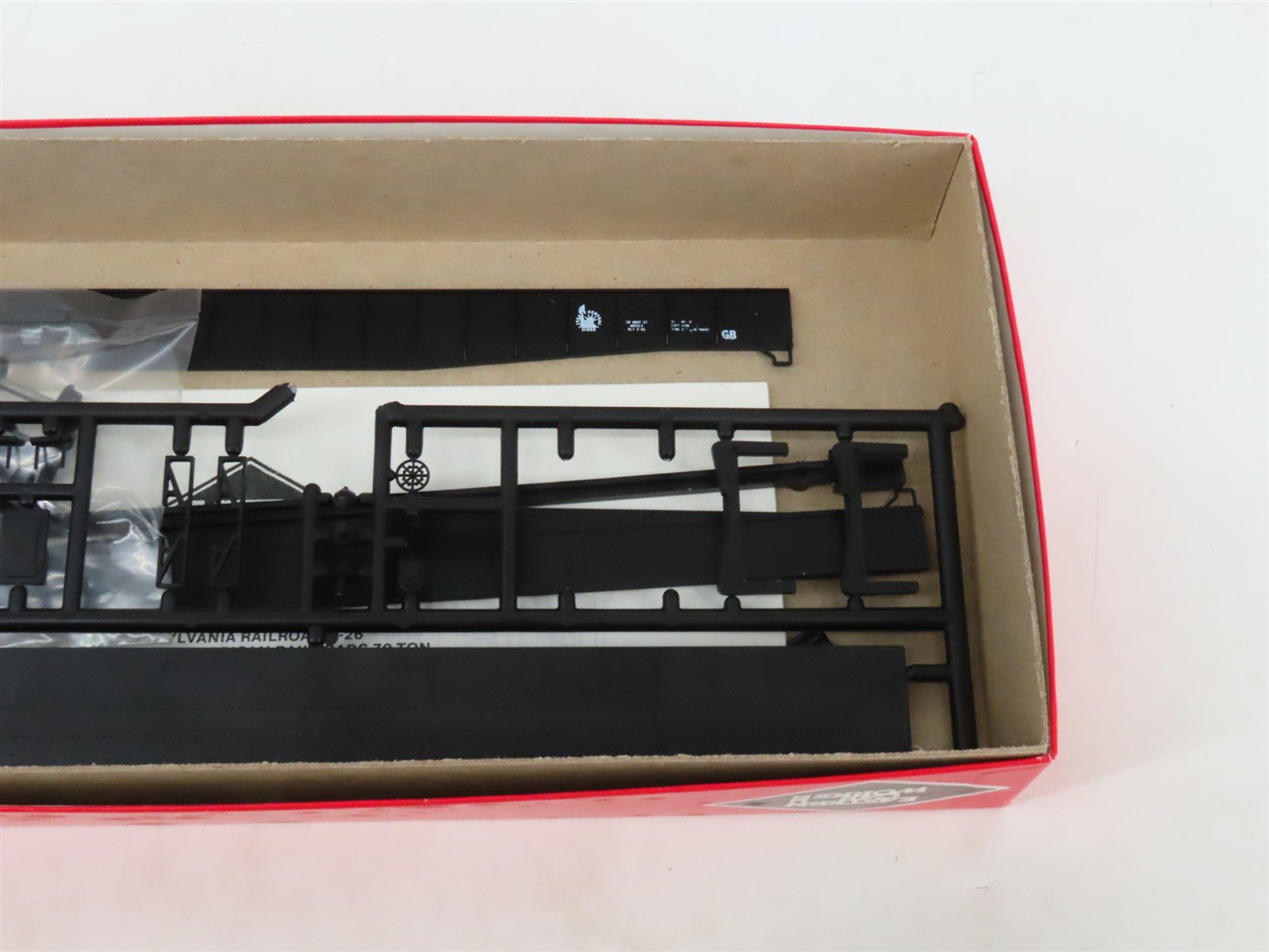 LOT of 2 HO Scale Eastern Car Works Kits CNJ Jersey Central Lines 65' Gondolas
