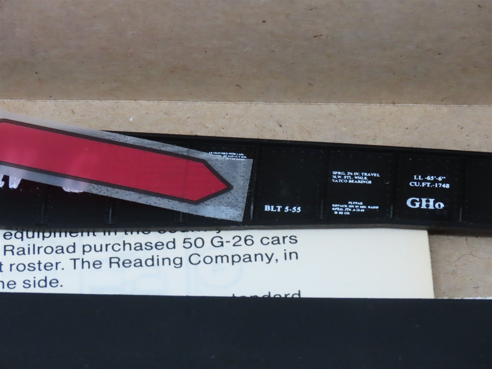 LOT of 2 HO Scale Eastern Car Works Kits RDG Reading Railroad 65' Gondolas