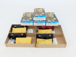 LOT of 4 HO Athearn K&D Hobby Distributors Kits PRR/RDG 34' 2-Bay Hoppers
