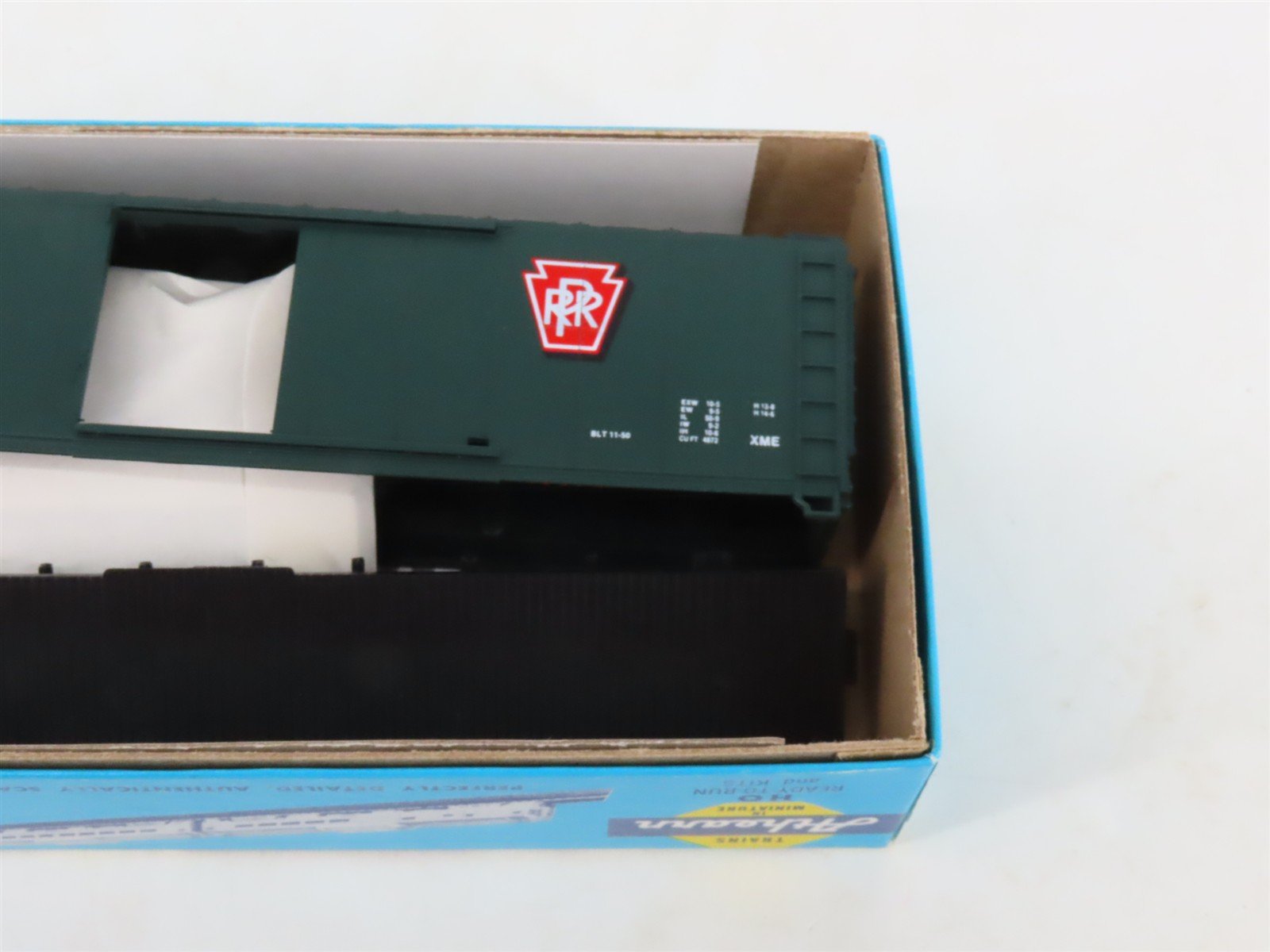 LOT of 4 HO Scale Athearn Third Rail Graphics Kits PRR Pennsylvania 50' Box Cars