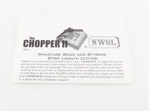 NorthWest Short Line NWSL Tool 69-4 The Chopper II + X-Acto Cutting Mat