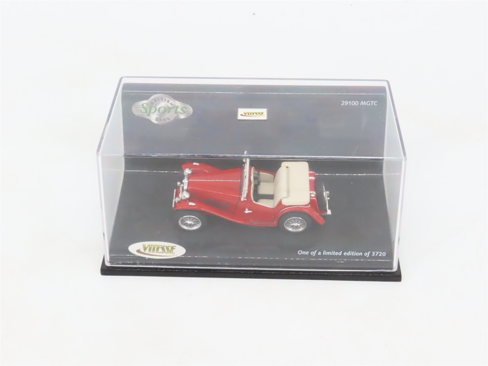 1/43 Scale Vitesse British Sports Cars 29100 Die Cast MG TC Open Red