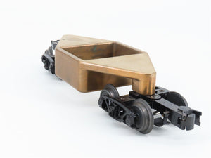 O Gauge 3-Rail Undecorated BRASS Track Cleaning Car
