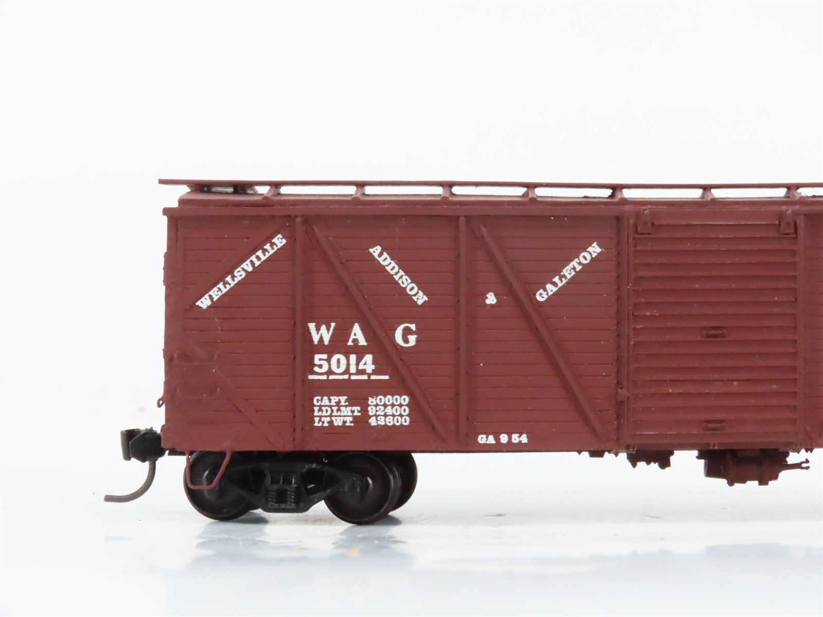 HO Scale Funaro & Camerlengo WAG 40' XM Box Car #5014 - Custom
