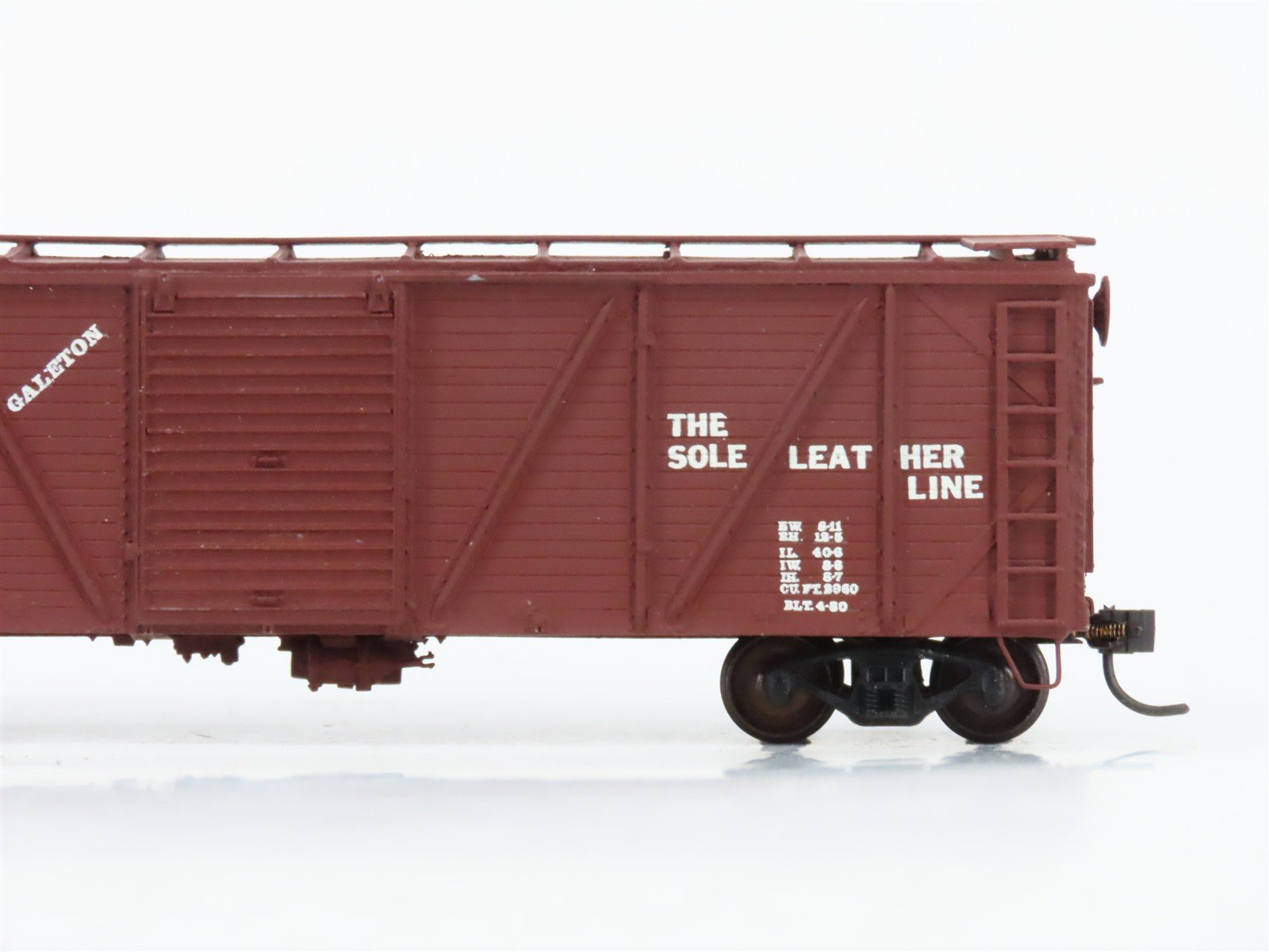 HO Scale Funaro & Camerlengo WAG 40' XM Box Car #5014 - Custom