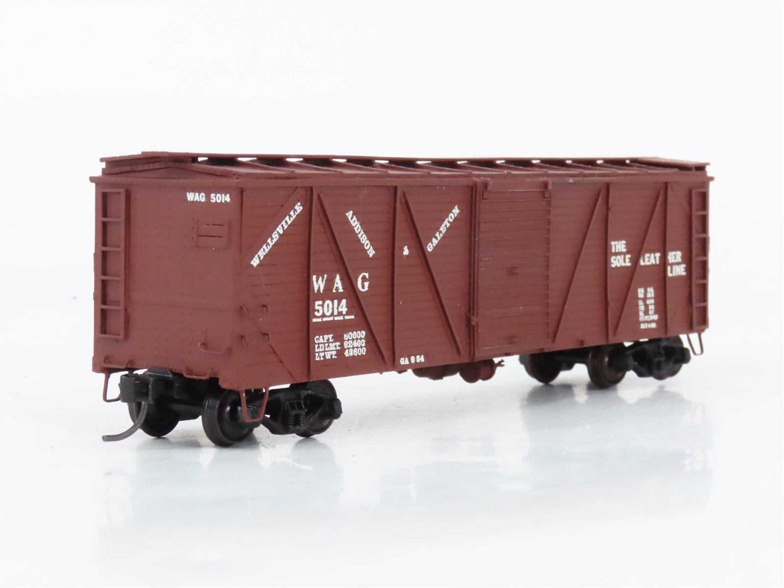 HO Scale Funaro & Camerlengo WAG 40' XM Box Car #5014 - Custom