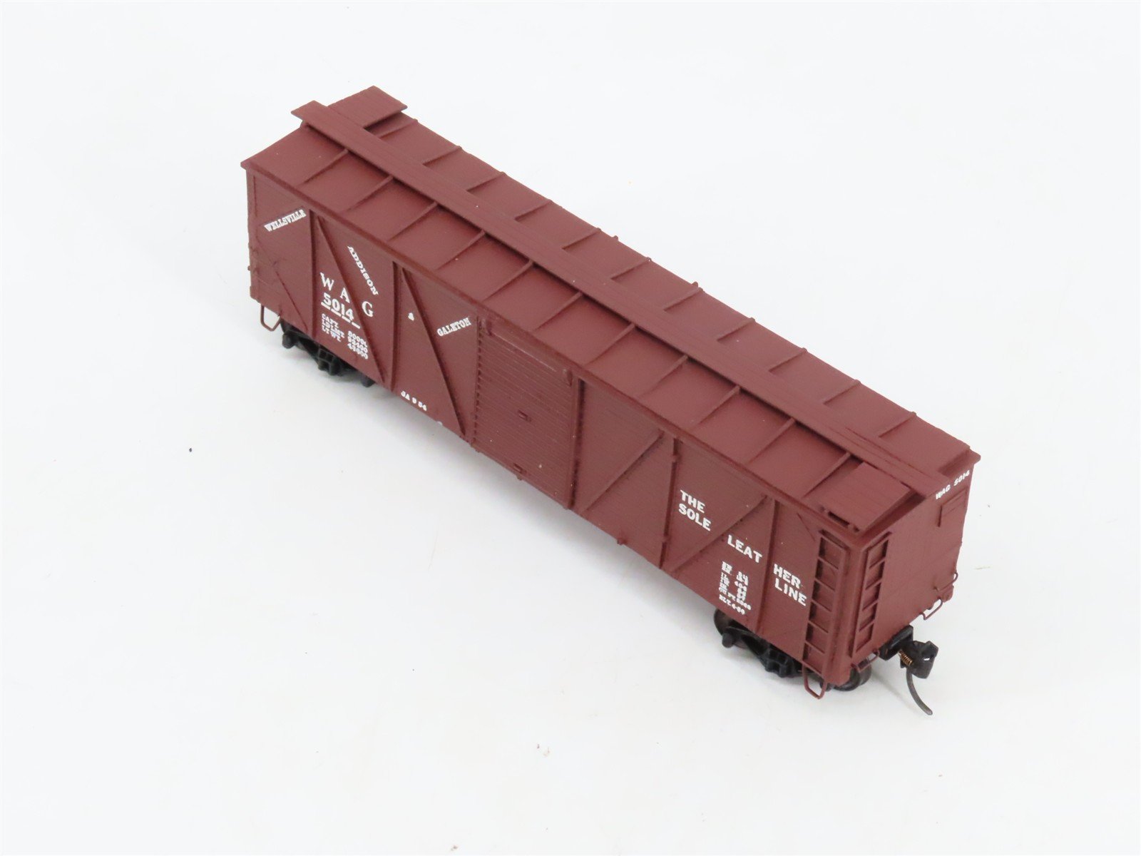 HO Scale Funaro & Camerlengo WAG 40' XM Box Car #5014 - Custom