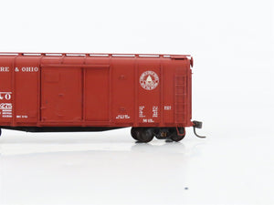 HO Scale Pro Custom Hobbies 1001 B&O 40' Wagon Top Box Car #370275 - Custom