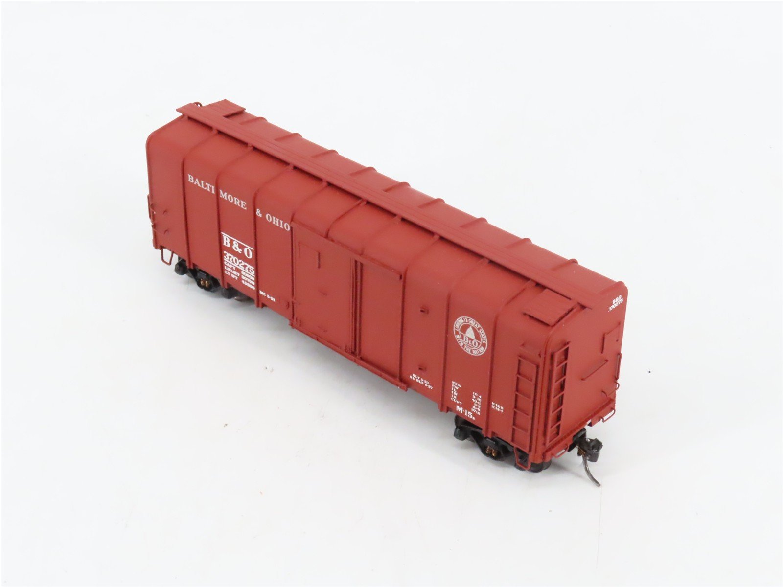 HO Scale Pro Custom Hobbies 1001 B&O 40' Wagon Top Box Car #370275 - Custom