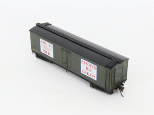 HO Scale Roundhouse 84614 ADX Abbotts Milk & Ice Cream 40' Wood Milk Car #12