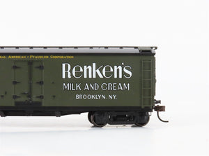 HO Scale Roundhouse 84633 GPEX Renken's Milk & Cream 40' Wood Milk Car #756