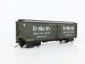HO Scale Roundhouse 84633 GPEX Renken's Milk & Cream 40' Wood Milk Car #756