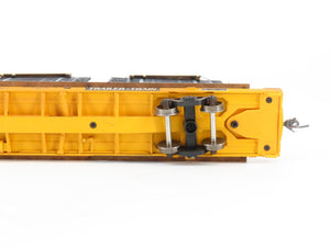 HO Scale FTTX Trailer Train 89' Flatcar #976309 w/Custom Auto Frame Load