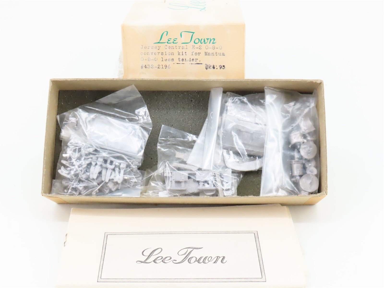 HO Scale Lee Town 432-2196 Jersey Central 0-8-0 Steam Die-Cast Conversion Kit