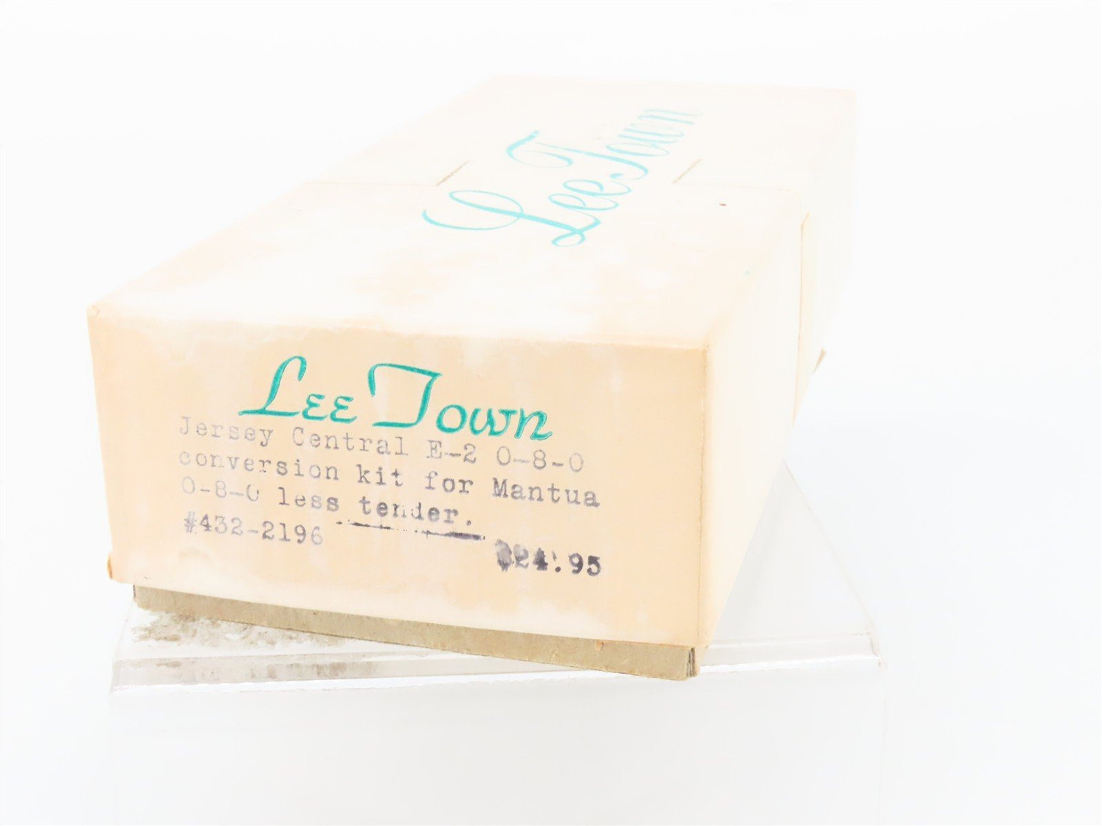 HO Scale Lee Town 432-2196 Jersey Central 0-8-0 Steam Die-Cast Conversion Kit