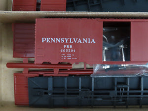 LOT of 6 HO Scale C&BT Undecorated & PRR Pennsylvania 40' Boxcar Kits