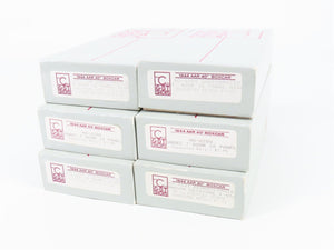 LOT of 6 HO Scale C&BT Undecorated & PRR Pennsylvania 40' Boxcar Kits