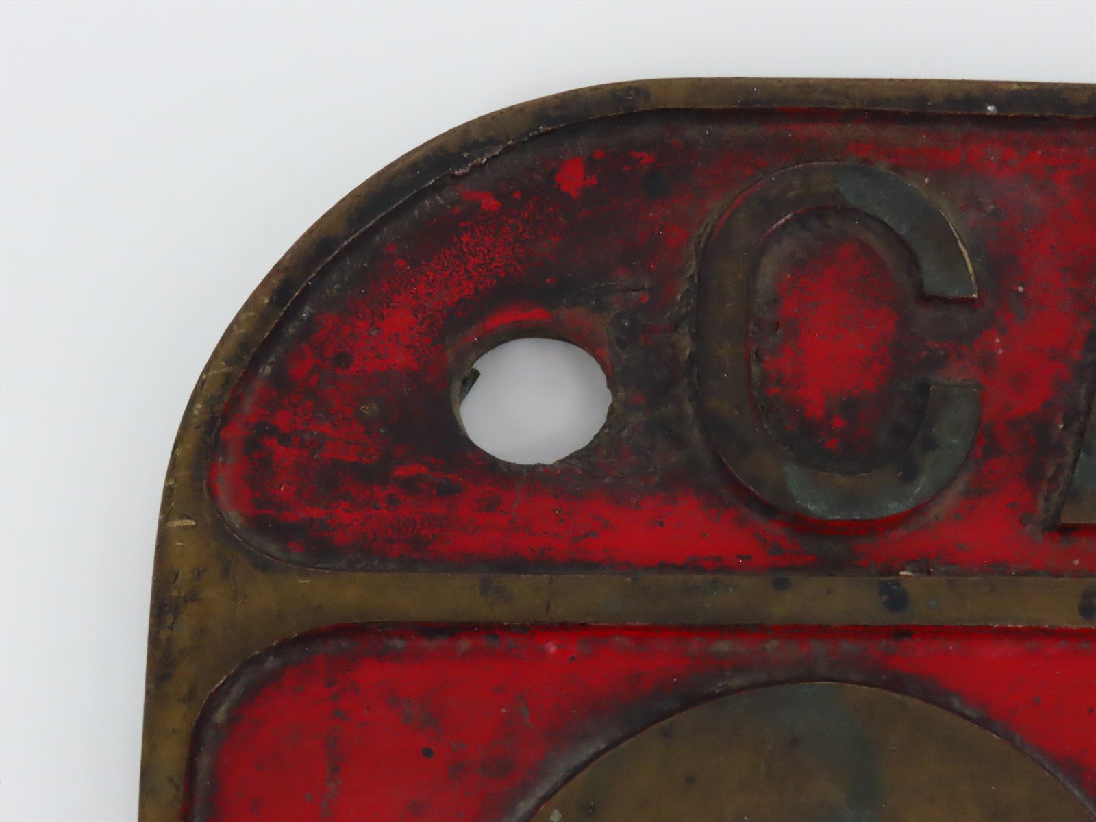 Canadian National 4-8-4 Confederation Steam Engine Brass Number Board Plate 6116