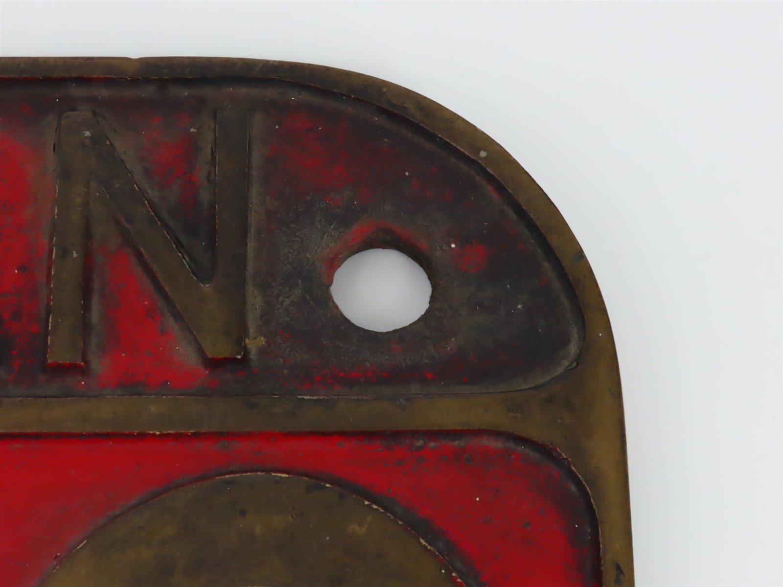 Canadian National 4-8-4 Confederation Steam Engine Brass Number Board Plate 6116