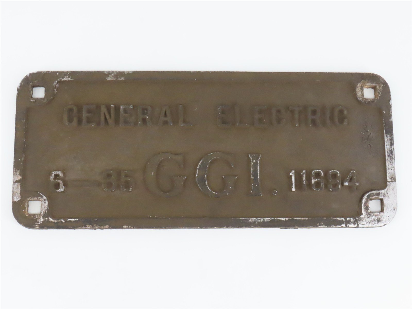 GG1 Metal Builder Plate #11694