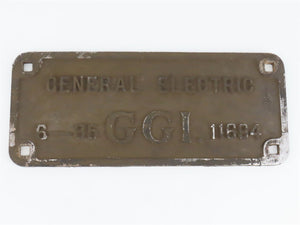 GG1 Metal Builder Plate #11694