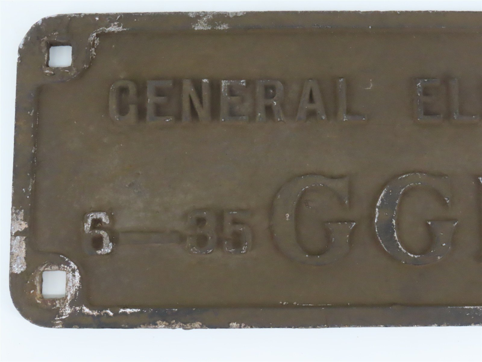 GG1 Metal Builder Plate #11694
