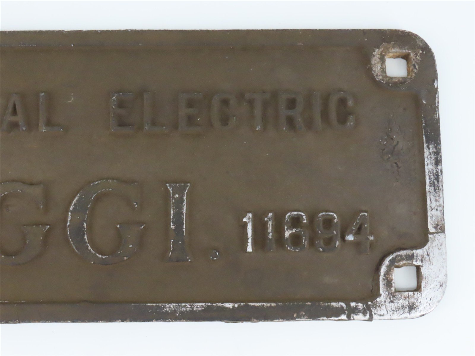 GG1 Metal Builder Plate #11694