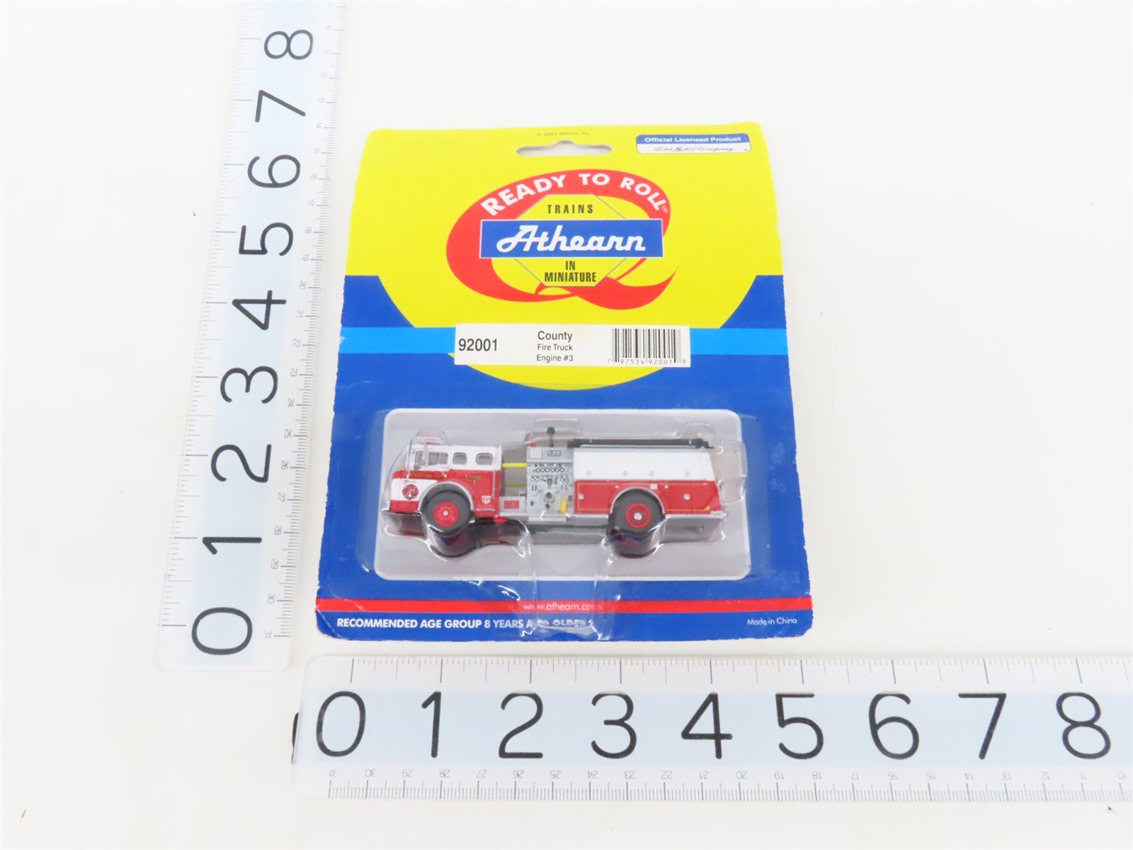 LOT of 2 HO 1/87 Scale Athearn 92001 County Fire Truck Engines #3 - Sealed
