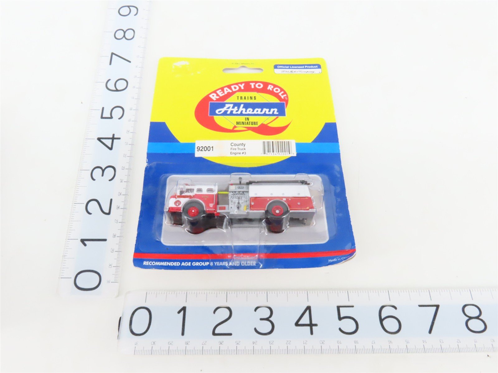 LOT of 2 HO 1/87 Scale Athearn 92001 County Fire Truck Engines #3 - Sealed