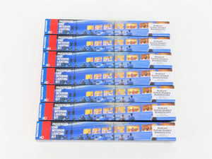 LOT- 7 HO Walthers Kits 933-1049 Passenger Interior Lighting For Streamline Cars
