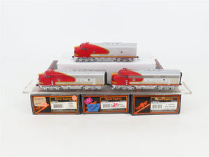 HO Scale MTH ATSF Santa Fe F7 A/A/A Diesel Locomotive Set w/DCC & Sound