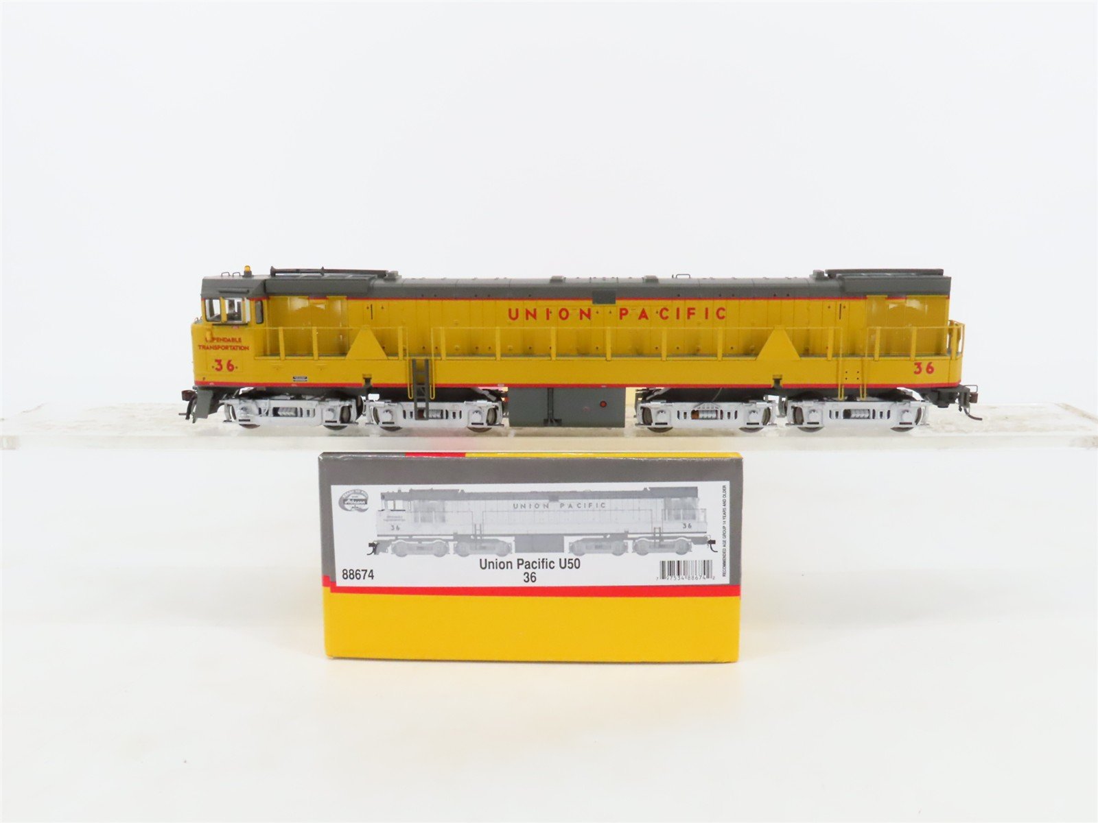 HO Scale Athearn 88674 UP Union Pacific U50 Diesel Locomotive #9950