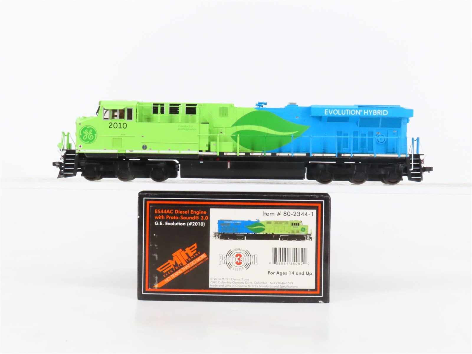 HO Scale MTH 80-2344-1 GE Evolution ES44AC Diesel Locomotive #2010 DCC ONLY