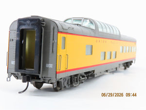 LOT of 2 HO Scale Walthers Proto UP Union Pacific Dome Passenger Cars