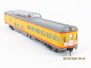 LOT of 2 HO Scale Walthers Proto UP Union Pacific Dome Passenger Cars
