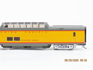 LOT of 2 HO Scale Walthers Proto UP Union Pacific Dome Passenger Cars