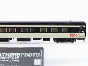 HO Walthers Proto 920-16454 CN Canadian National Sleeper Passenger Car w/Lights