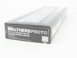 HO Walthers Proto 920-16454 CN Canadian National Sleeper Passenger Car w/Lights