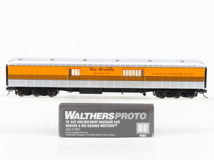 HO Scale Walthers Proto 920-17361 DRGW Rio Grande 40' ACF Baggage Passenger Car