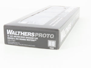 HO Scale Walthers Proto 920-17361 DRGW Rio Grande 40' ACF Baggage Passenger Car