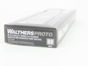 HO Scale Walthers Proto 920-9348 ATSF Santa Fe Sleeper Passenger Car w/Lights
