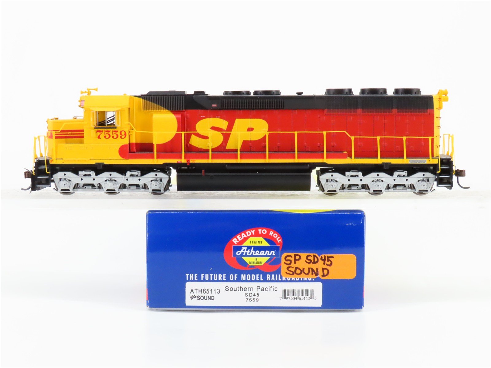 HO Scale Athearn ATH65113 SP Southern Pacific SD45 Diesel #7559 wDCC & Sound