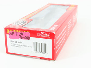 HO Scale Bachmann 64301 ATSF Santa Fe F7A Diesel Locomotive wDCC & Sound