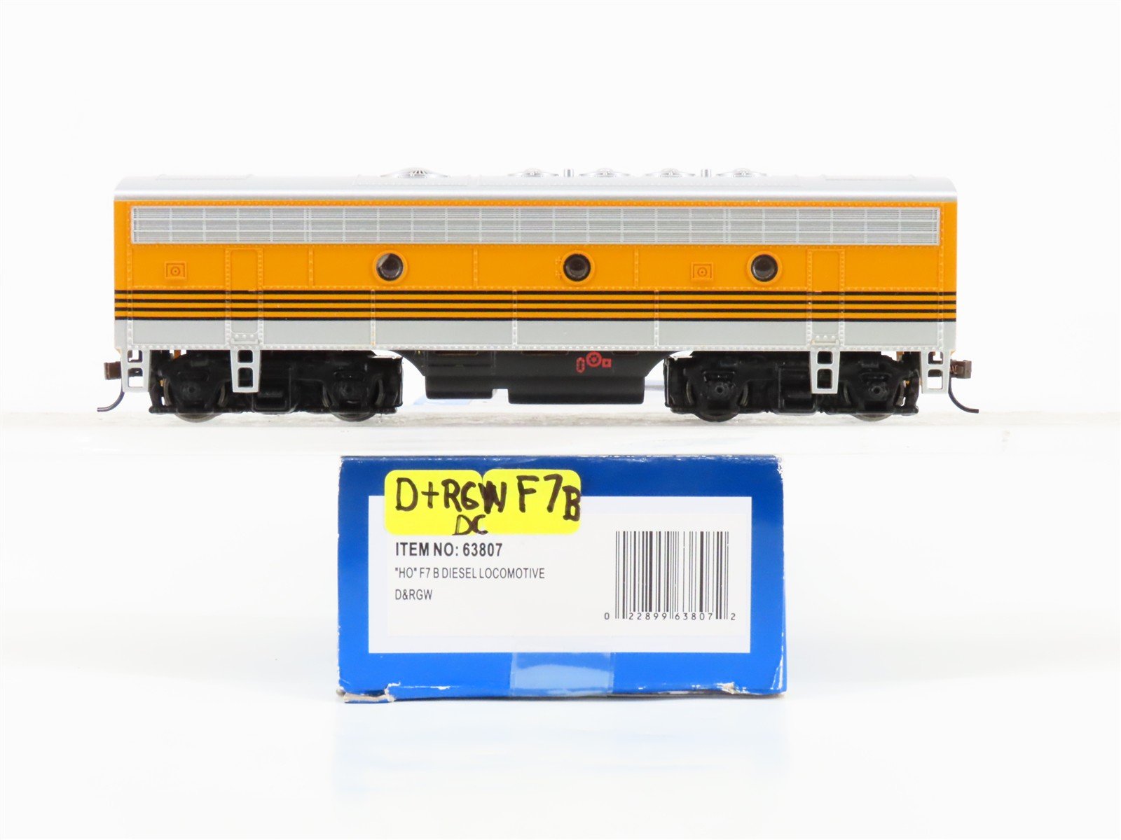 HO Scale Bachmann 63807 DRGW Rio Grande F7B Diesel Locomotive